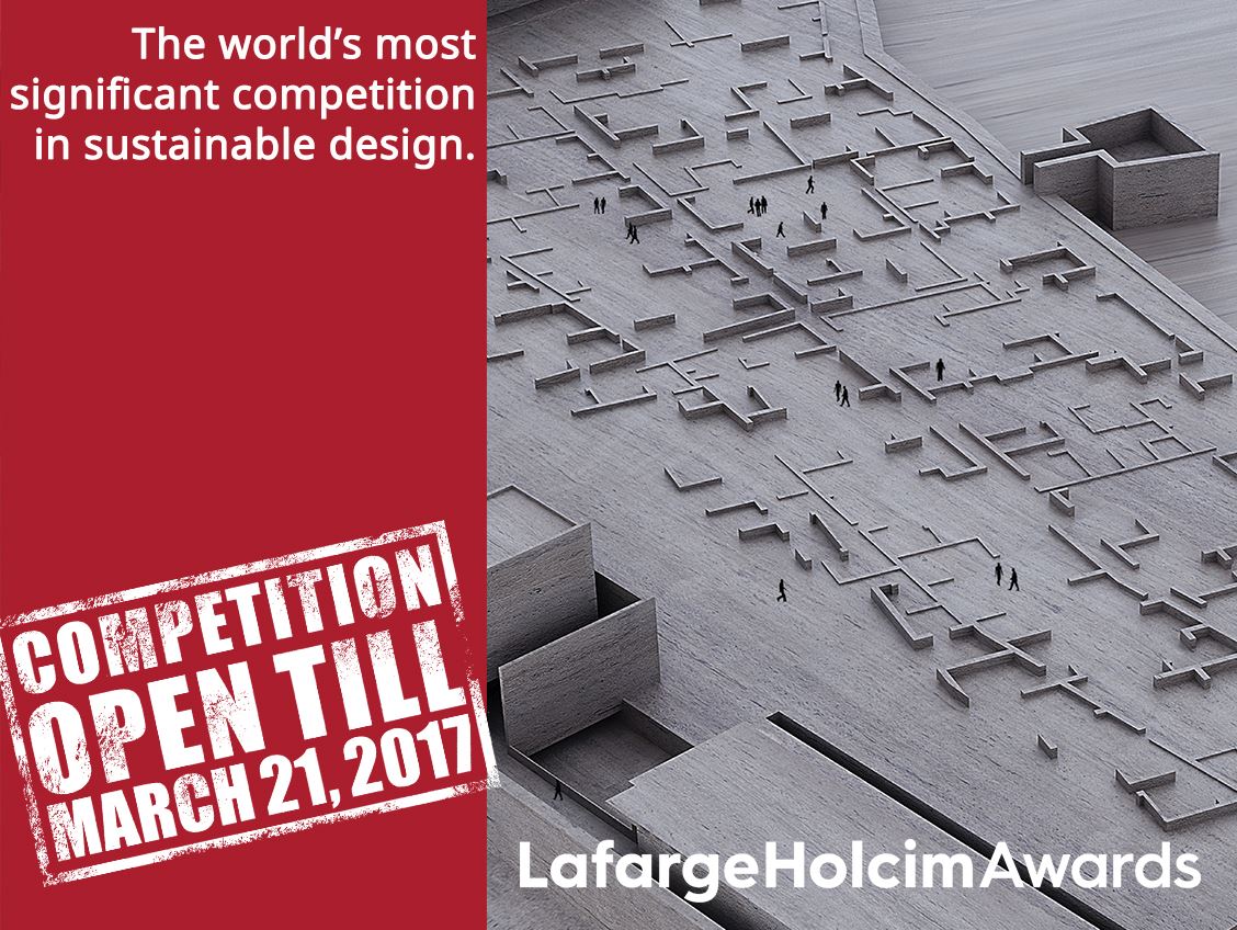 Holcim Hrvatska u suradnji sa studentskom udrugom SUPEUS Vas poziva: Prijavite svoju ideju na LafargeHolcim Awards, najznačajniji međunarodni natječaj u području održivog razvoja