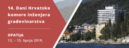 Dani Hrvatske komore inženjera građevinarstva od 13. do 15. lipnja 2019. godine u Opatiji