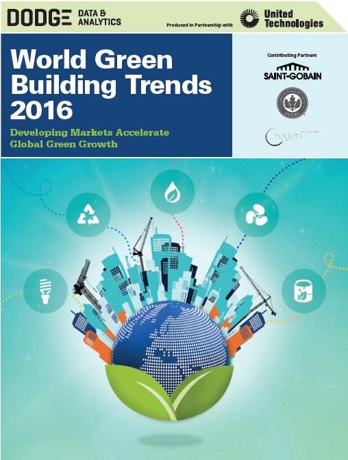 World Green Building Trends 2016, Developing Markets Accelerate Global Green Growth studija BROJ ZELENIH ZGRADA UDVOSTRUČIT ĆE SE DO 2018, REZULTATI NAJNOVIJEG ISTRAŽIVANJA