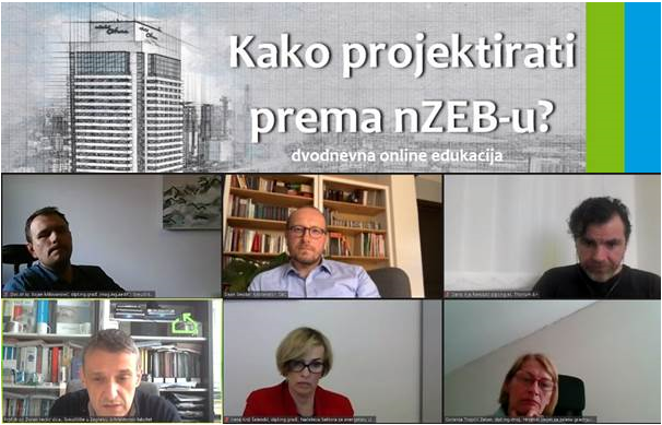 Održana dvodnevna online edukacija: Kako projektirati prema nZEB-u?