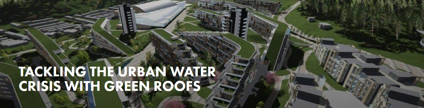 Safe water, water use and access to water because they are critical global concerns TACKLING THE URBAN WATER CRISIS WITH GREEN ROOFS