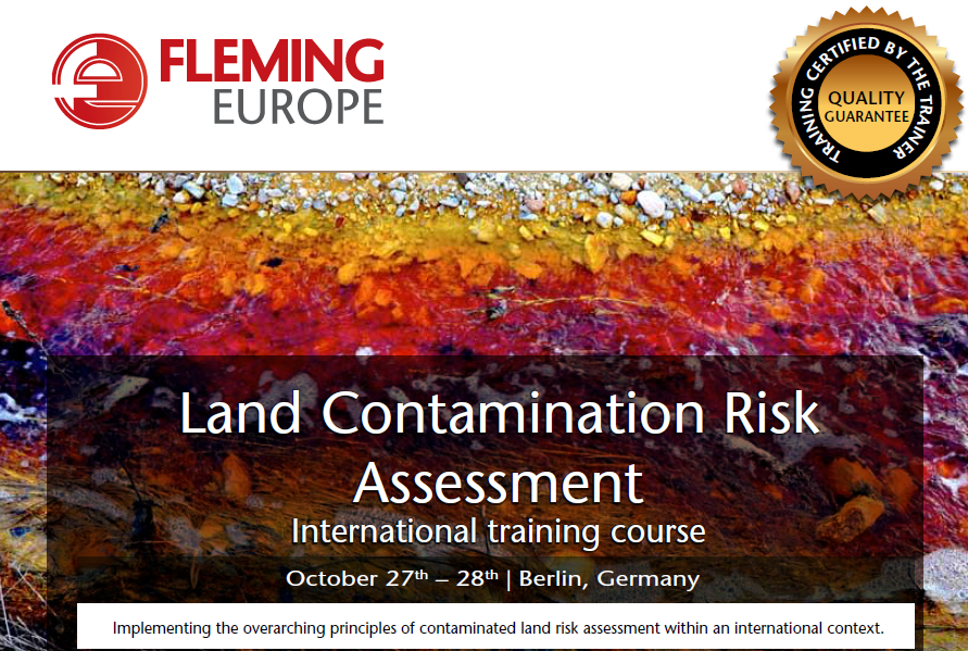 Land Contamination Risk Assessment – International Training Course