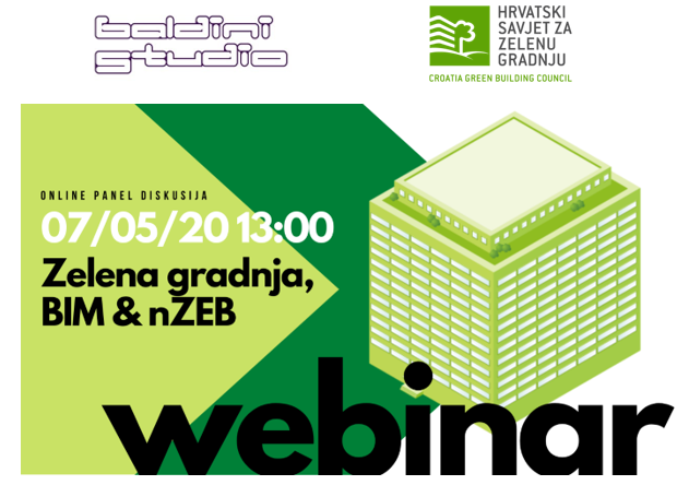Online panel diskusija: „Zelena gradnja, BIM & nZEB“