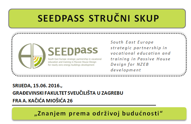 Cjelodnevni stručni skup u okviru SEEDpass projekta: “Znanjem prema održivoj budućnosti”