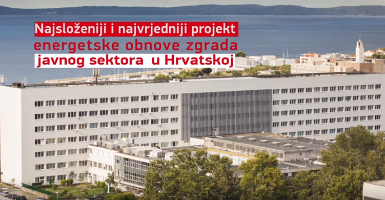 Najsloženiji i najvrjedniji projekt energetske obnove zgrada javnog sektora u Hrvatskoj Energetska obnova bolnice KBC Split – Križine