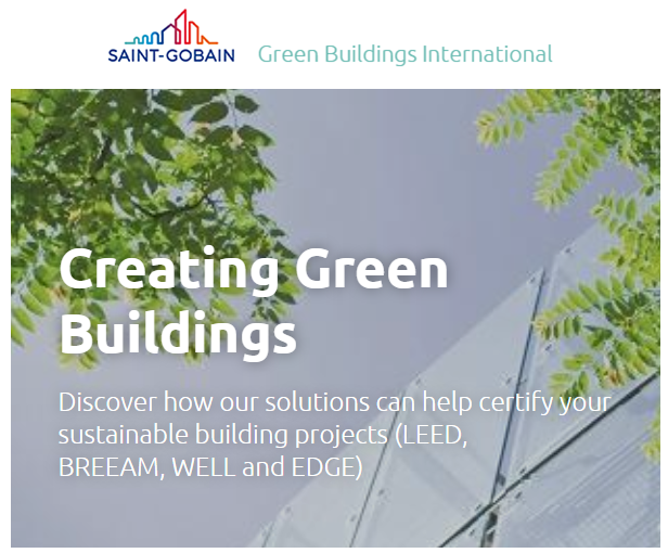 Saint-Gobain za održivu svakodnevnicu Saint-Gobain predstavio novu internetsku platformu Green Buildings