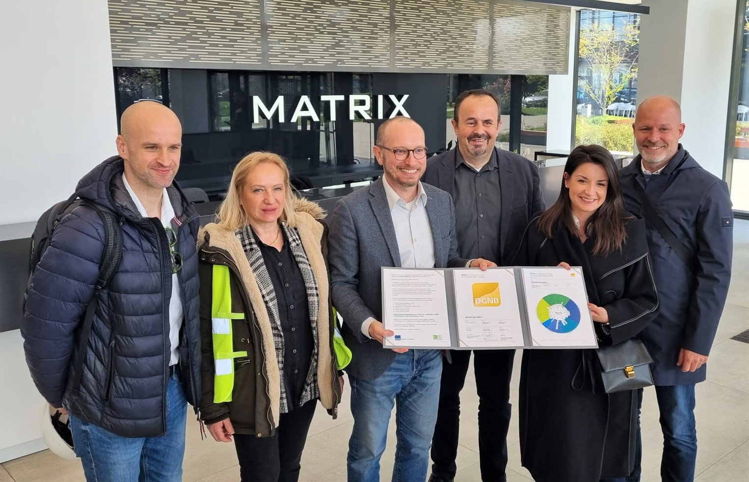 Dodijeljen prvi DGNB Predcertifikat za poslovnu zgradu u Hrvatskoj – Matrix C