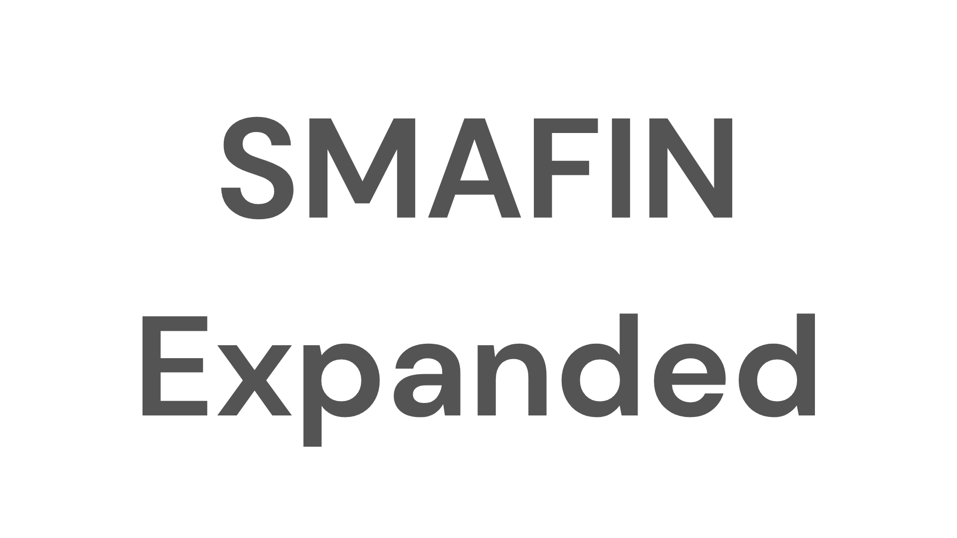 SMAFIN Expanded