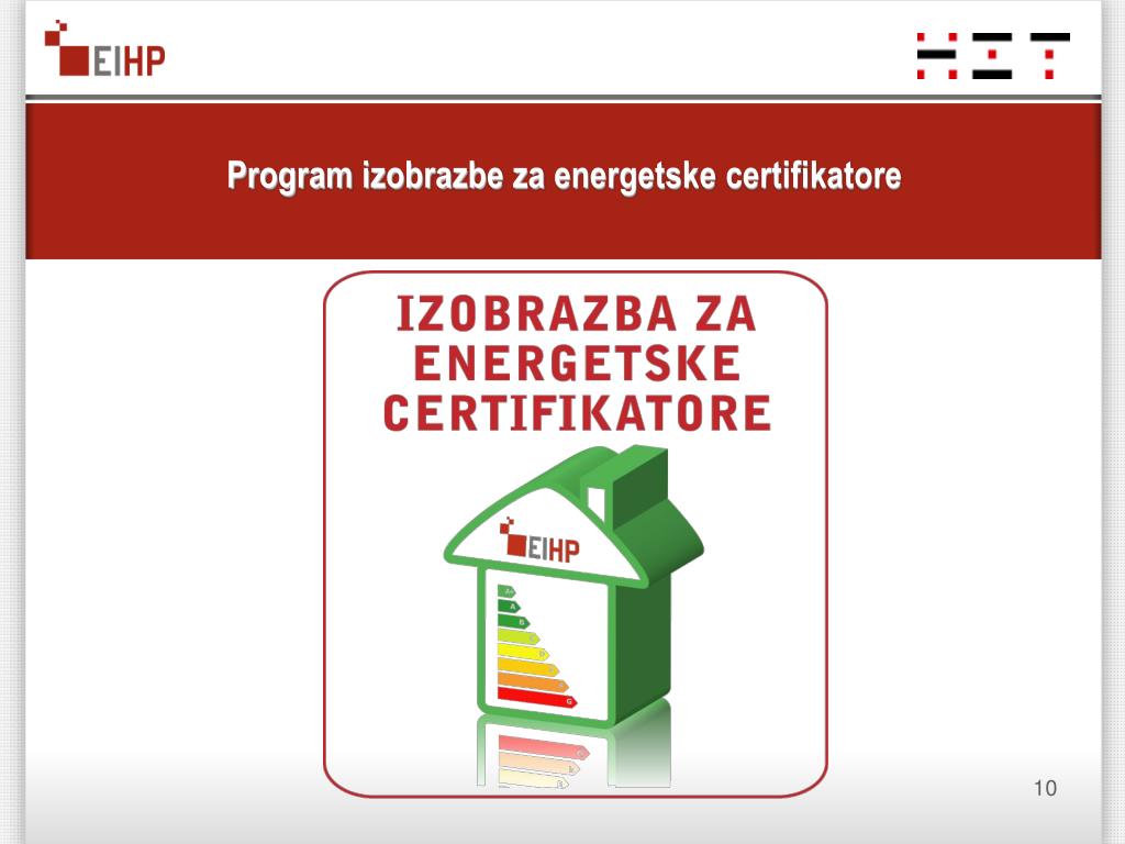 Program stručnog osposobljavanja za osobe koje provode energetsko certificiranje i energetske preglede zgrada
