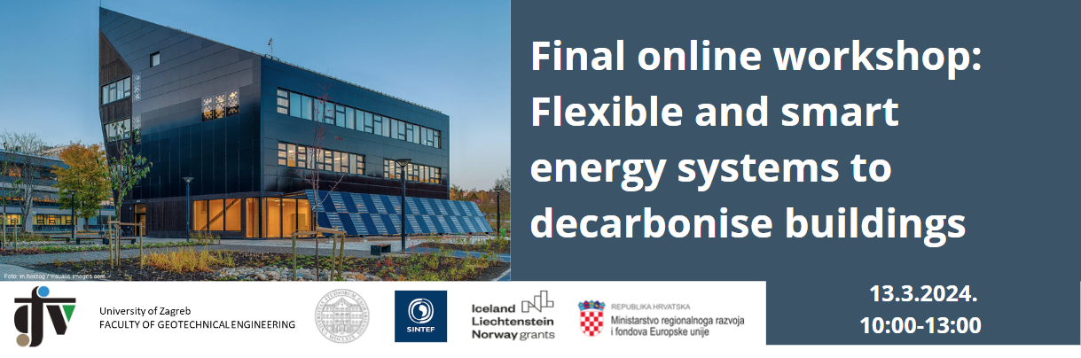 Join the online workshop: Flexible and smart energy systems to decarbonize buildings, 13/03/2024.